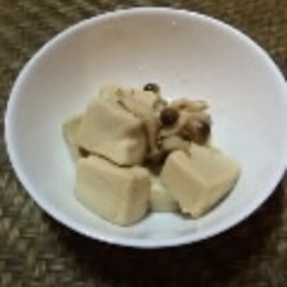 高野豆腐大好きです。美味しかったです！